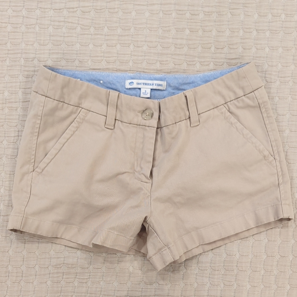 Southern Tide Women's Khaki Cargo Shorts